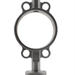 Wafer butterfly valve body